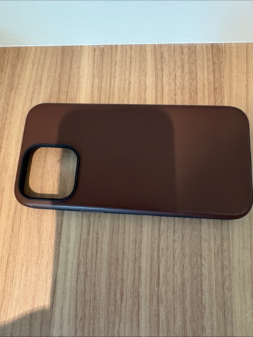 iPhone 15 Pro Max Slim Brown Phone Case - Solid Protective Cover